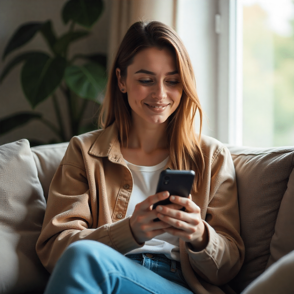 Starts a conversation