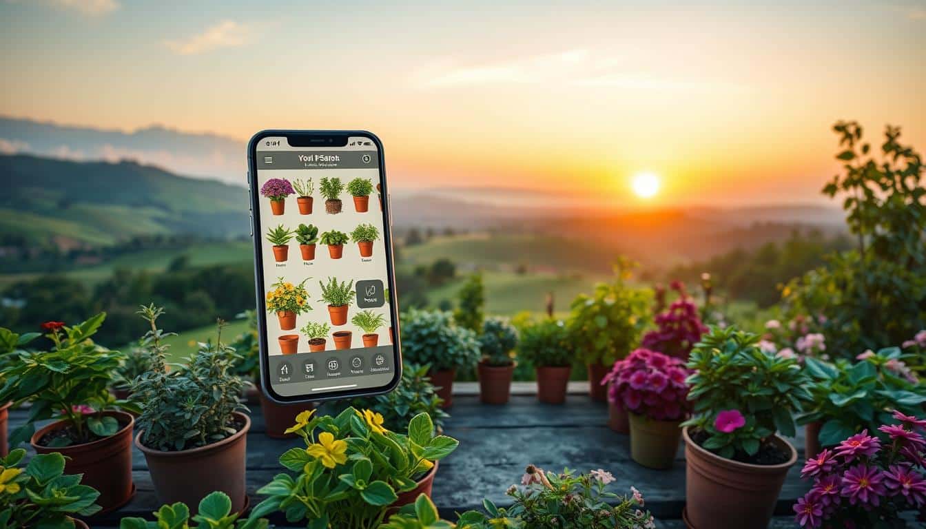 App Plantas e Jardinagem Digital