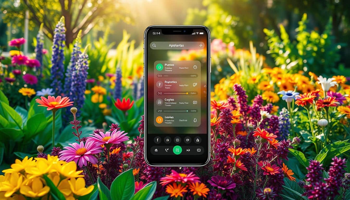 App Plantas jardinagem digital