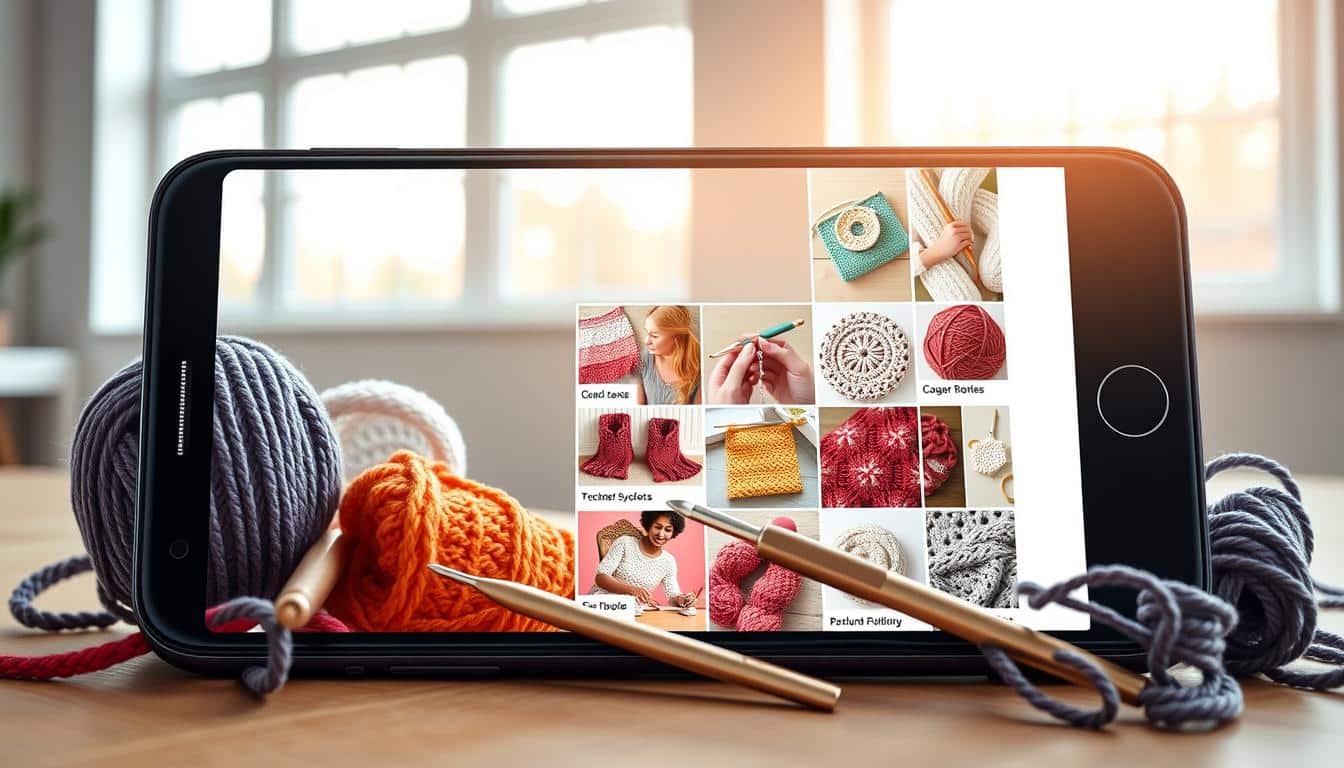 App de Crochê e Padrões Criativos